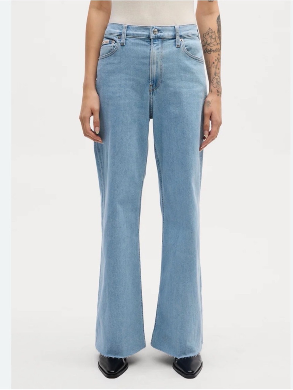 Calvin Klein Jeans Ultra High-Rise  wide leg Jeans NWT